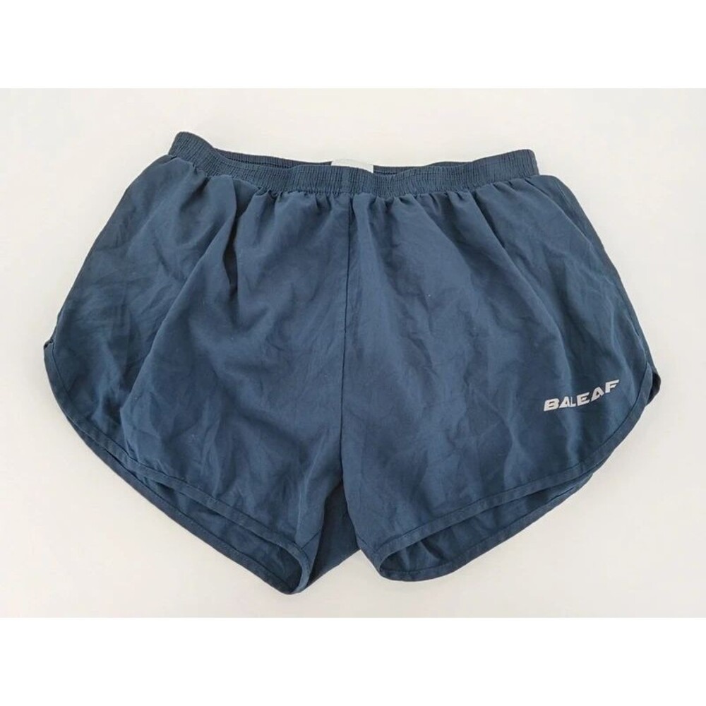 Baleaf Navy Blue Running Shorts Built In Brief Liner Lightweight S